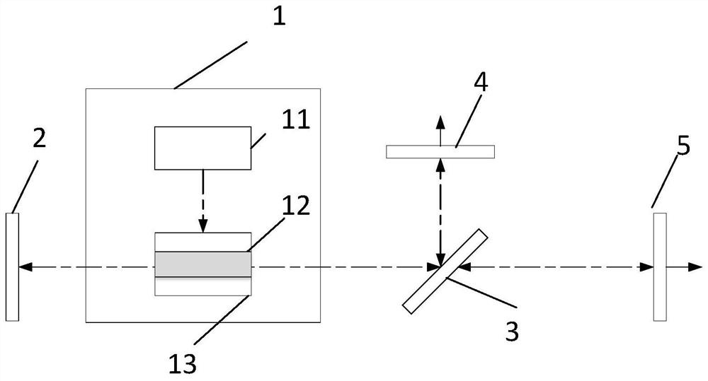 A high power polarized laser device