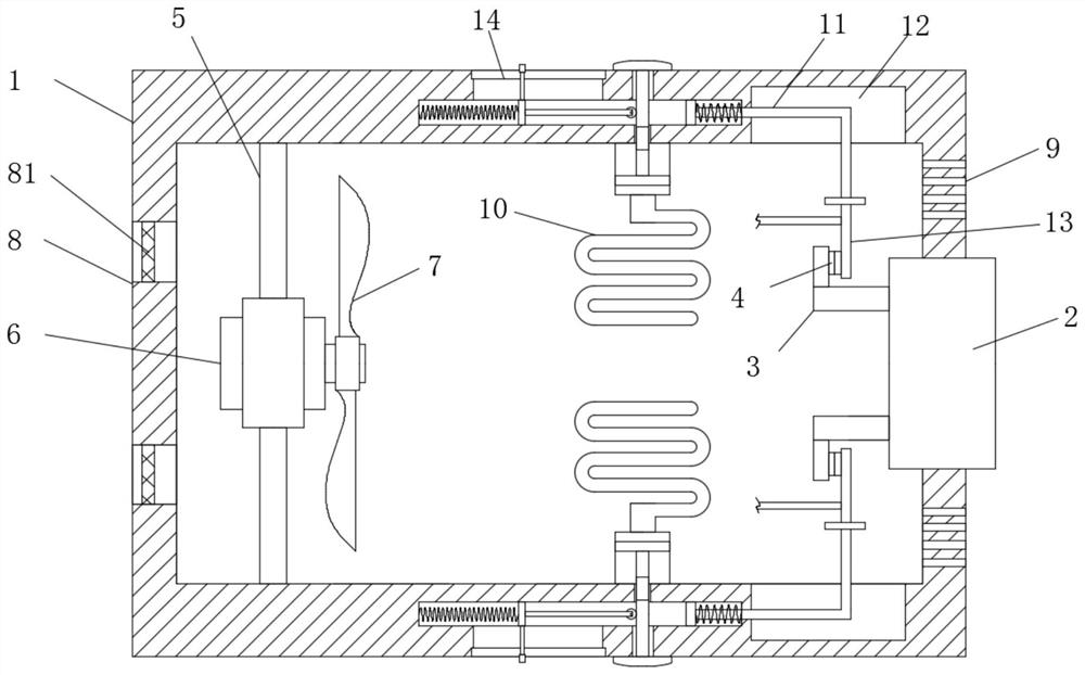 A high-temperature automatic power-off pc power supply