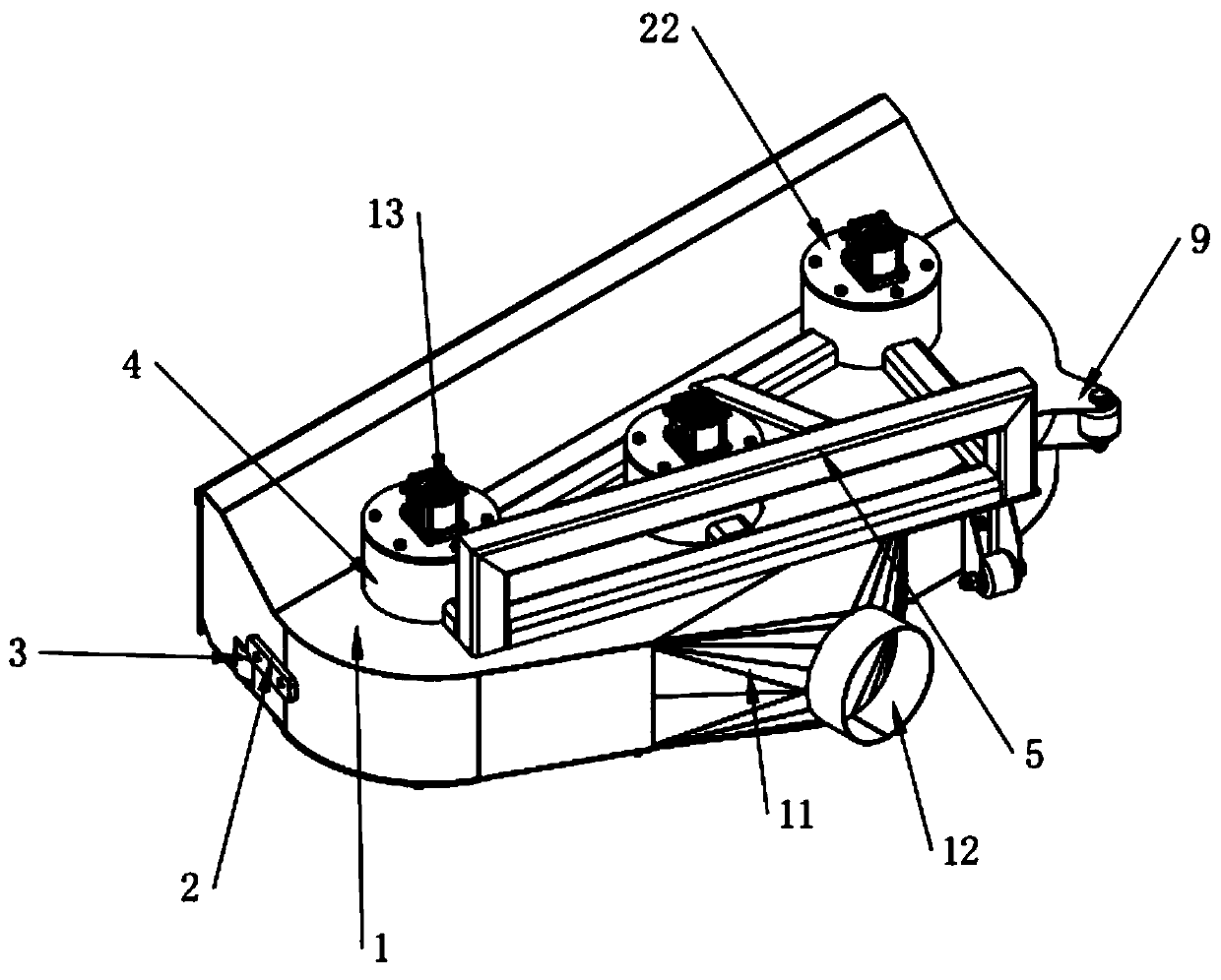 Hedge trimming device assembly