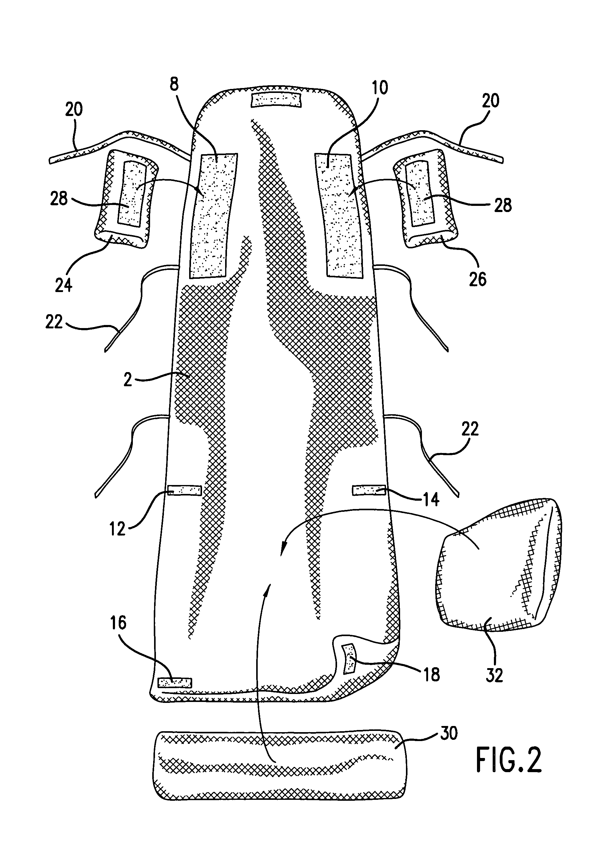 Vehicle seat pad