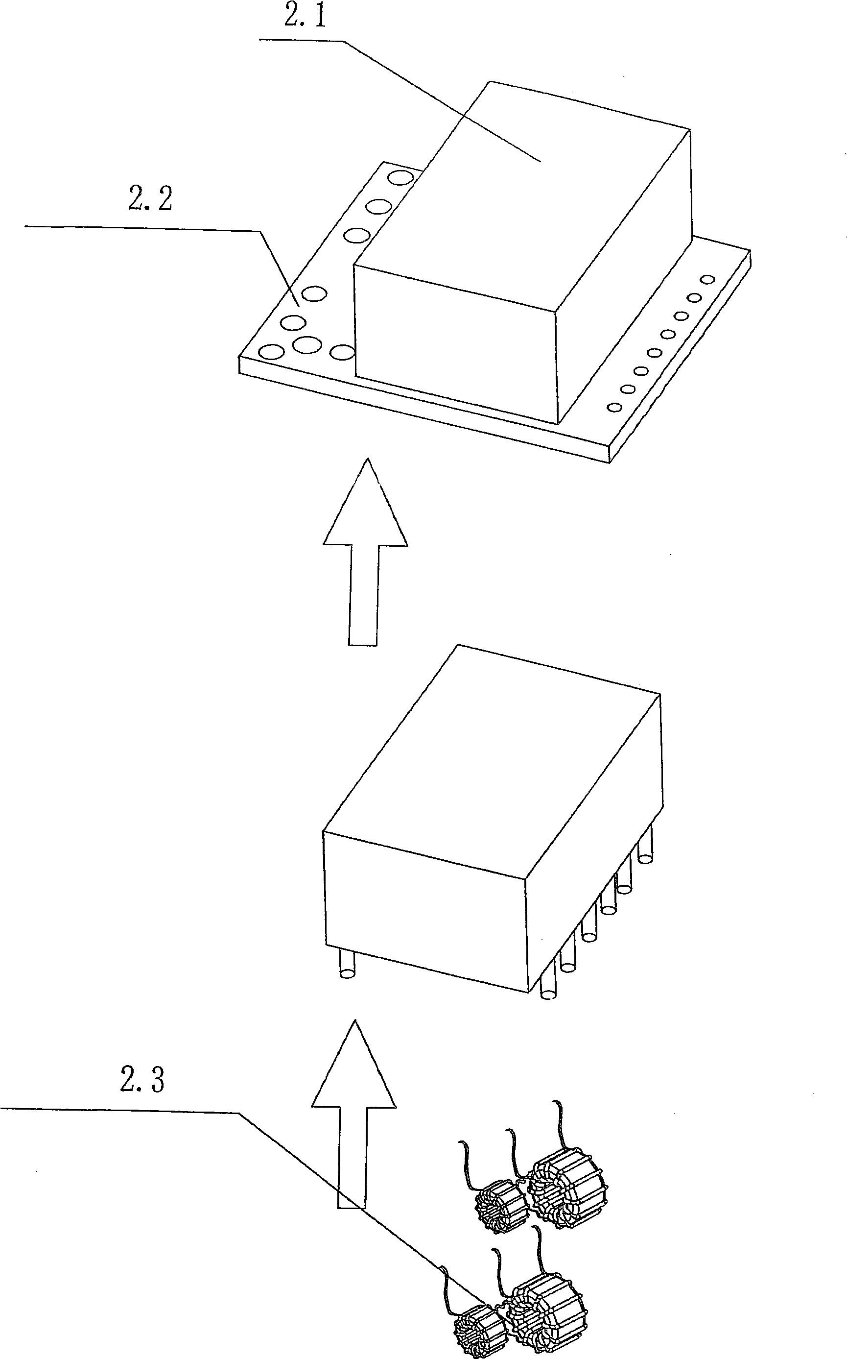 Multiple function combined 180 DEG RJ45 type connector