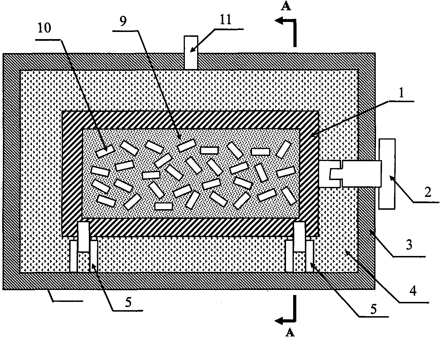 Preparation method and device for industrial microwave heating diffusion coating