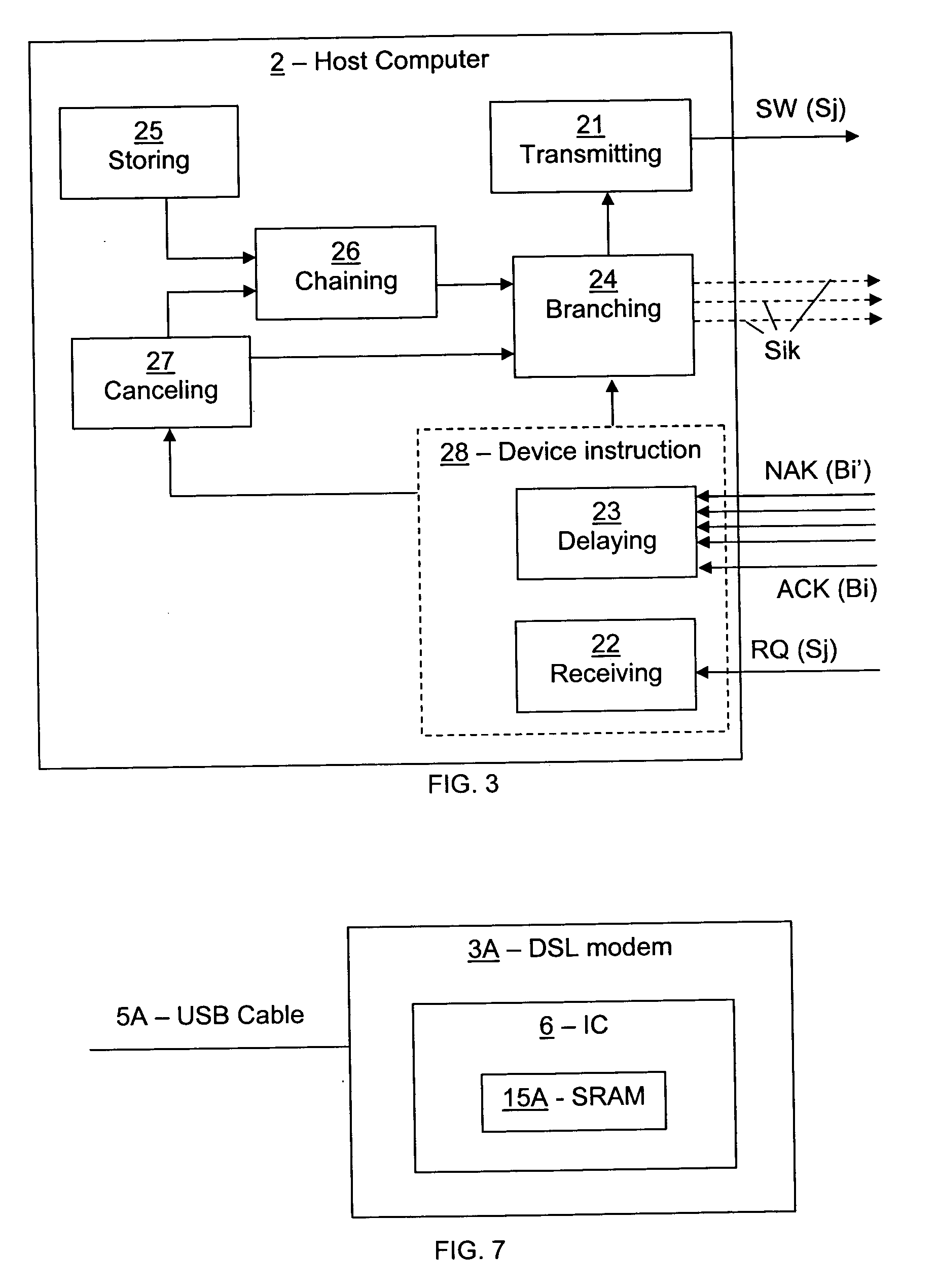 System and process for acquiring a software code, corresponding host computer and software transmission process and associated products