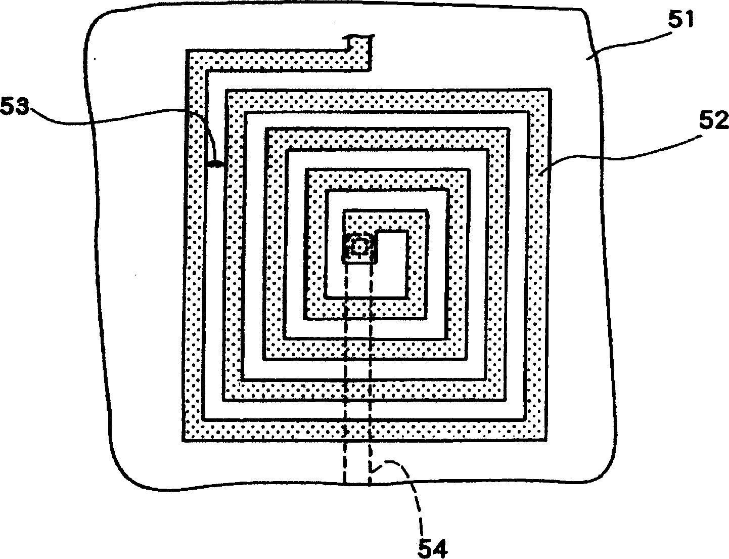 Screw electric inductor