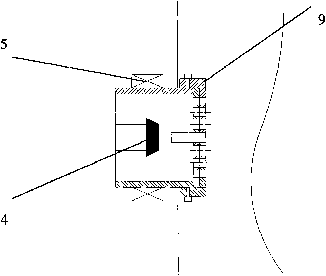 Method for controlling acquisition of alloy films on multi-arc ion plating machine and proportional regulator thereof