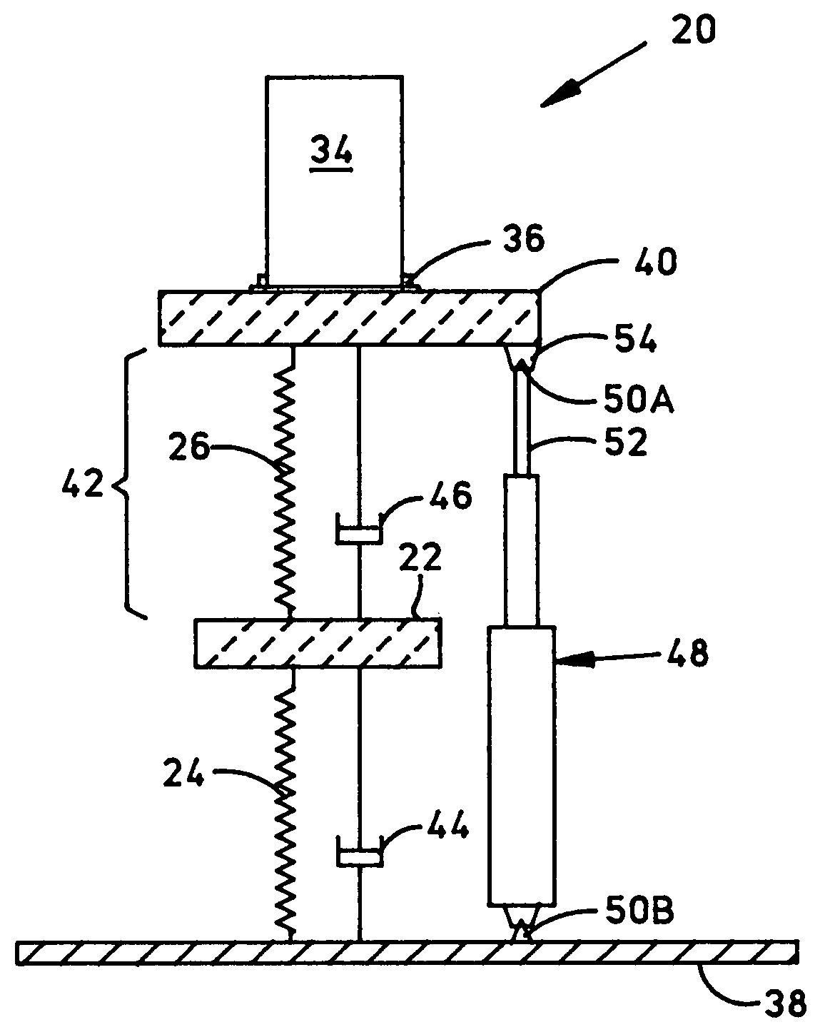 Floating platform shock simulation system and apparatus