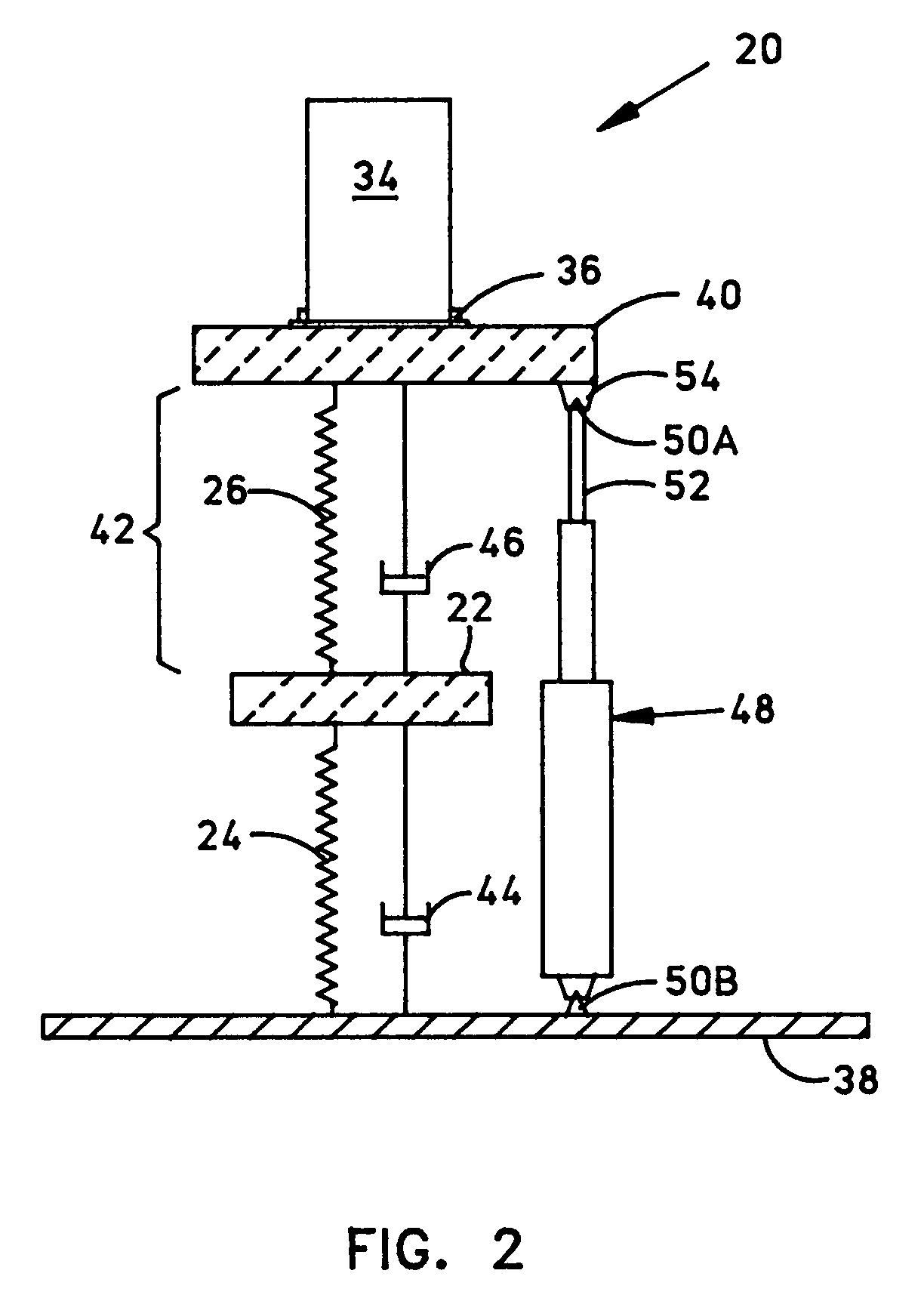 Floating platform shock simulation system and apparatus