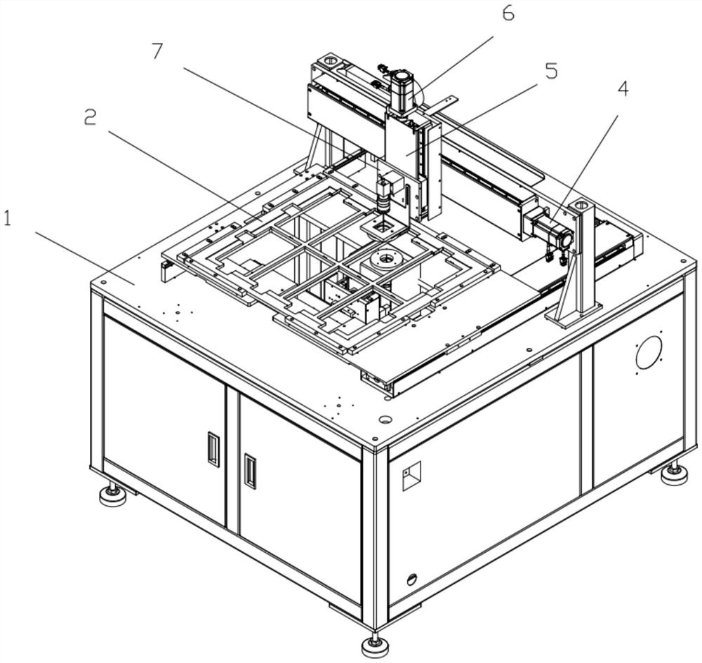 Micro-carving repairing machine for detecting and repairing short circuit of PCB