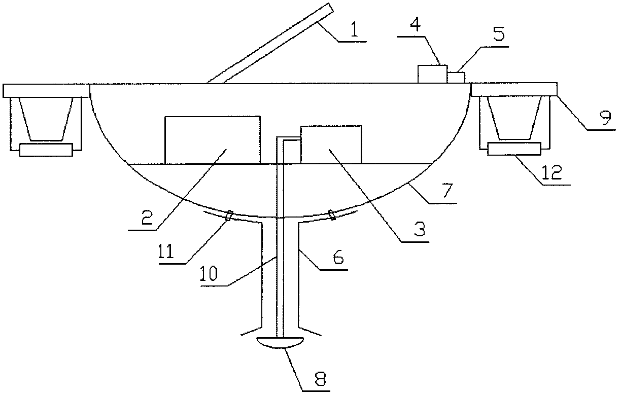 Complete solar floating island water body remediation device