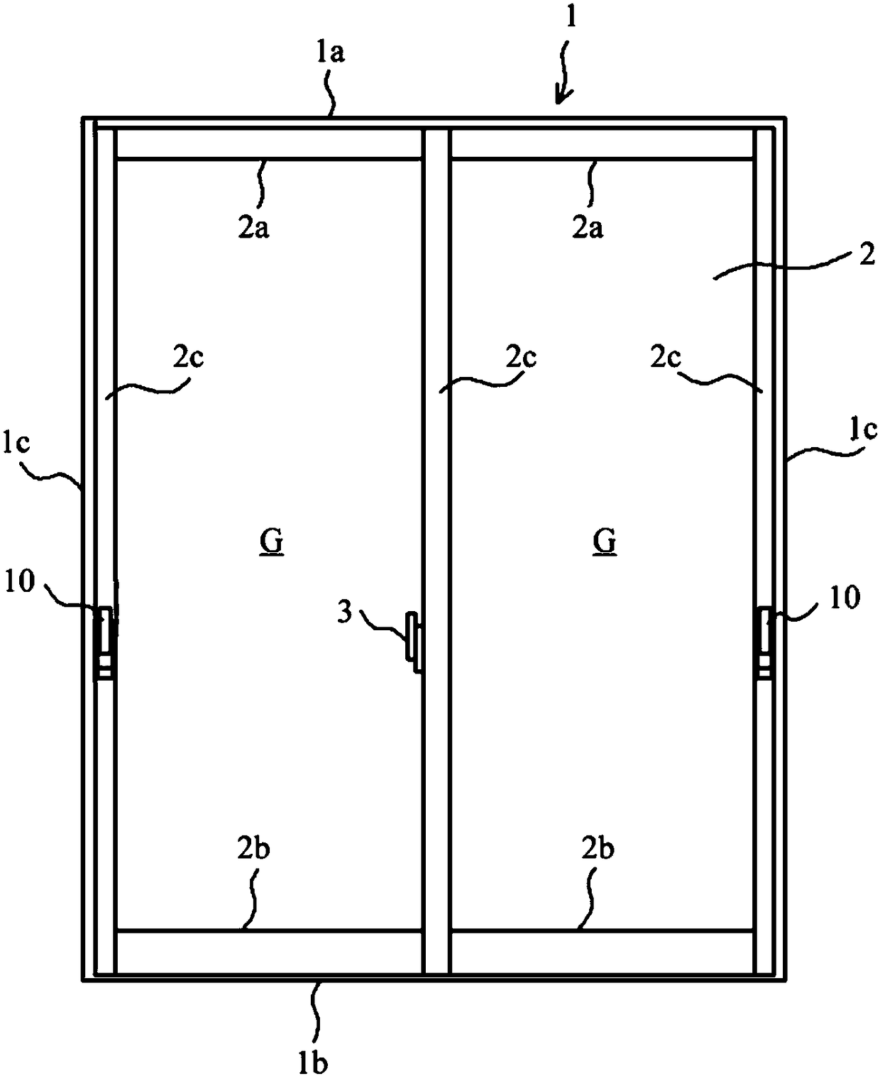 Lock device and sliding door with the lock device