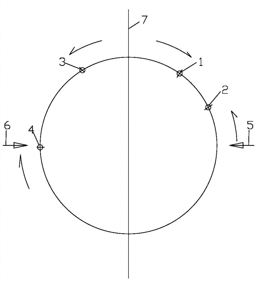 Automatic correcting error control on converter tilting angle