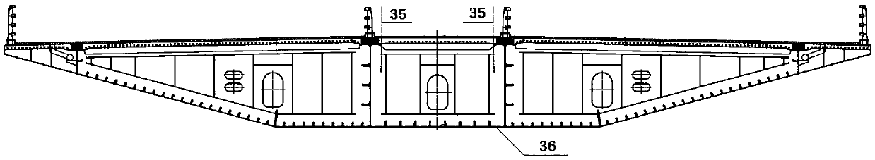 Profile steel-UHPC (ultra-high performance concrete) combined bridge deck structure suitable for cantilever state as well as construction method thereof