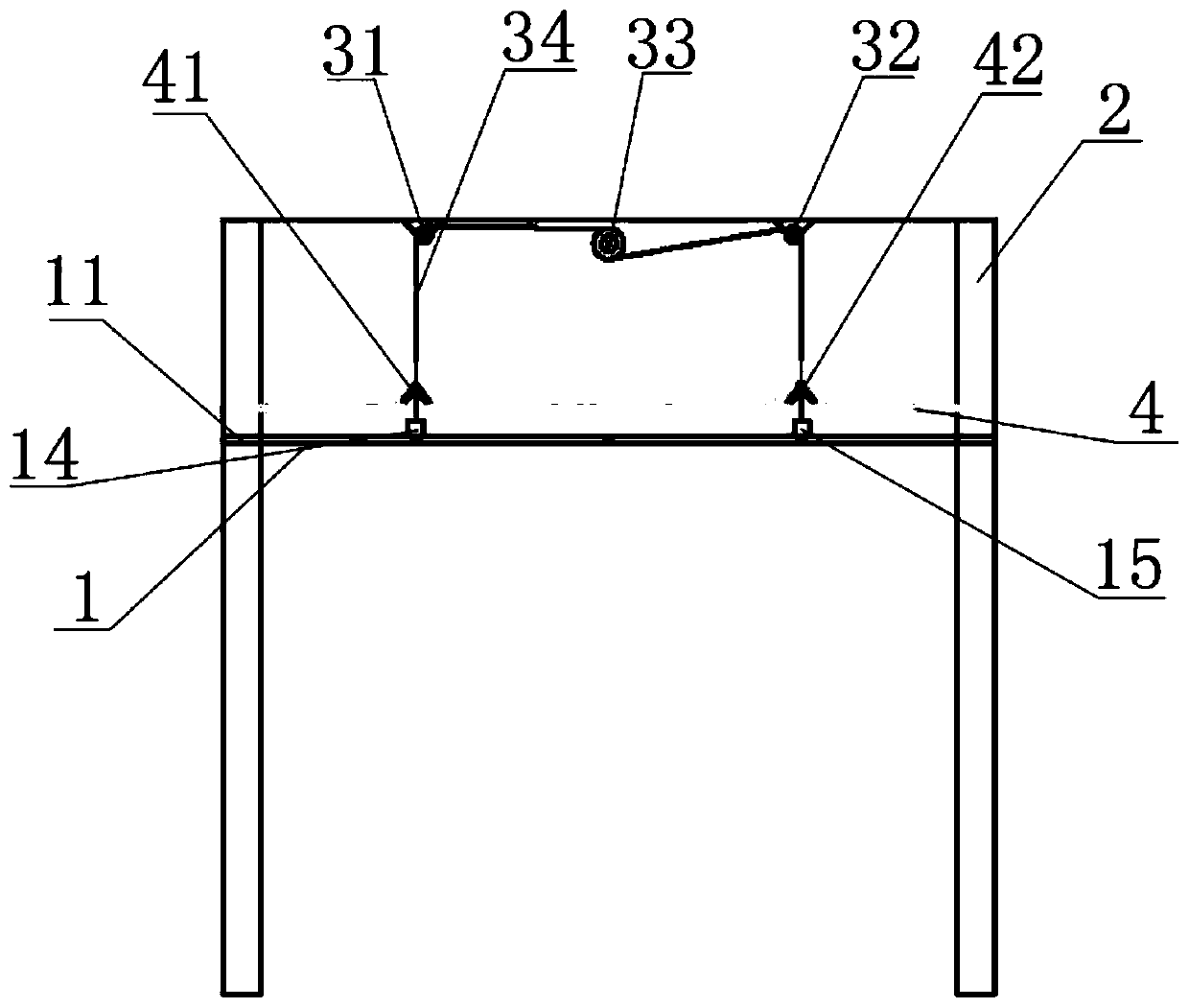 Liftable ceiling