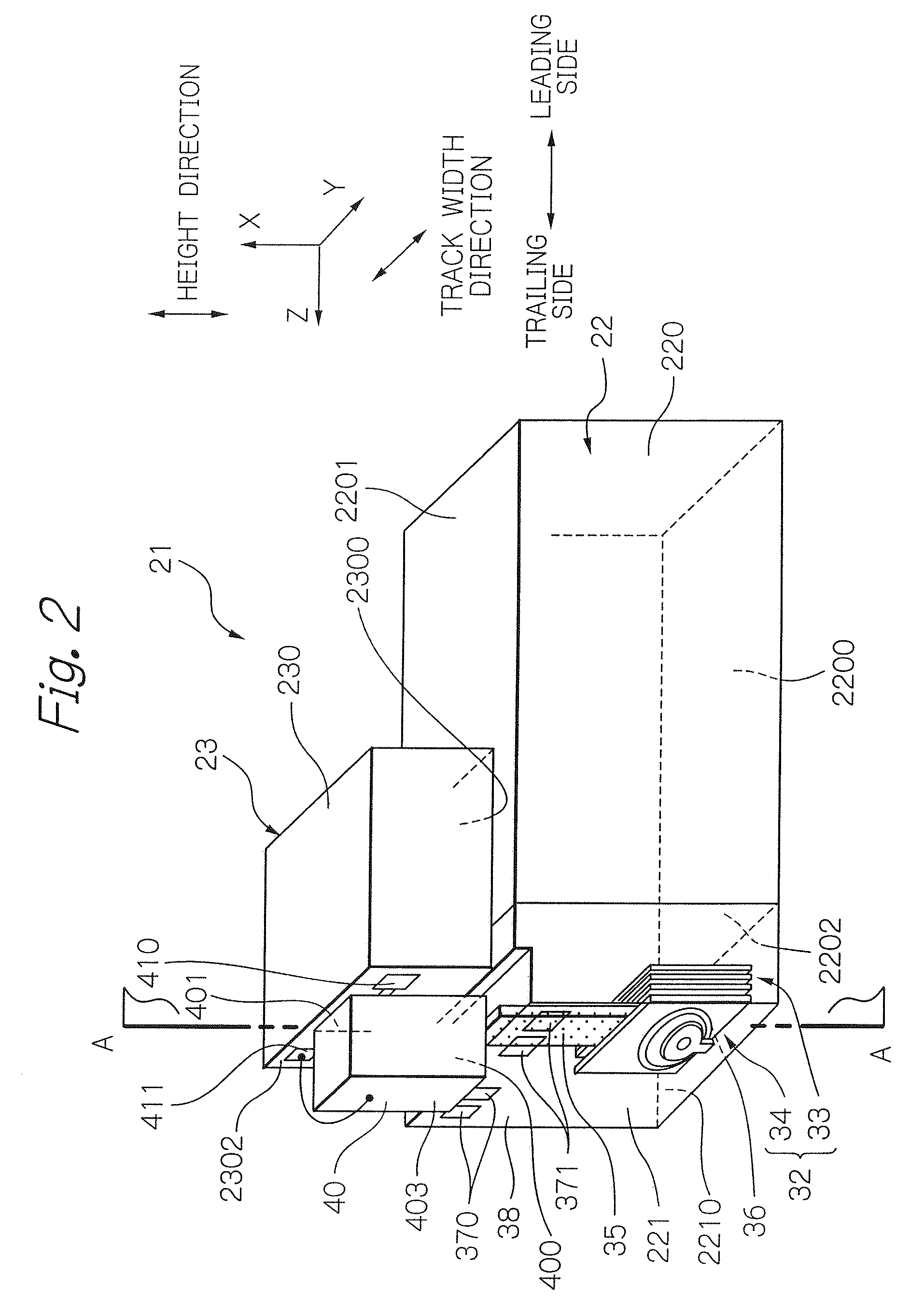 Near-field light generating element comprising surface plasmon antenna with surface or edge opposed to waveguide