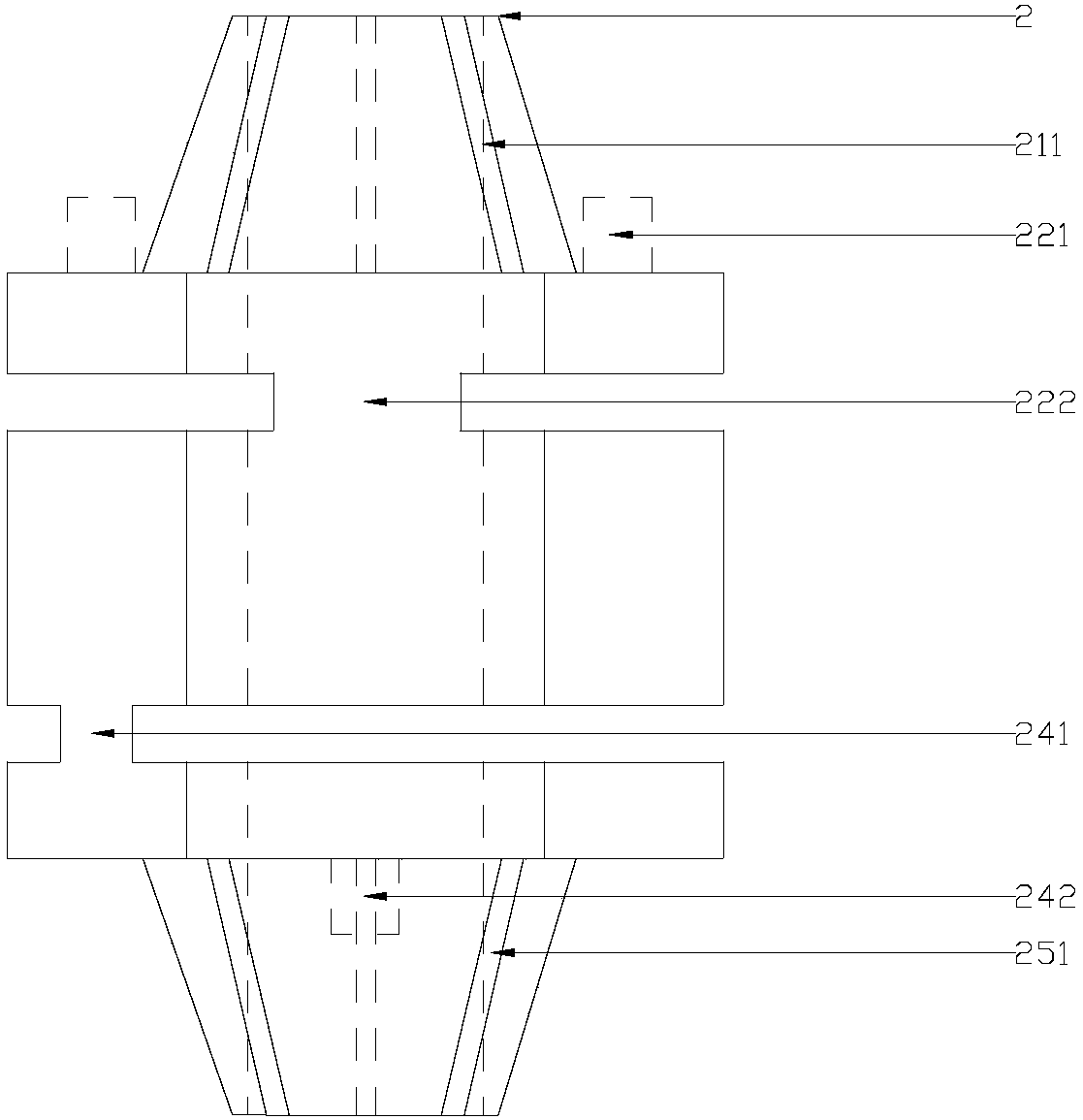 Petrochemical anti-loosening nut