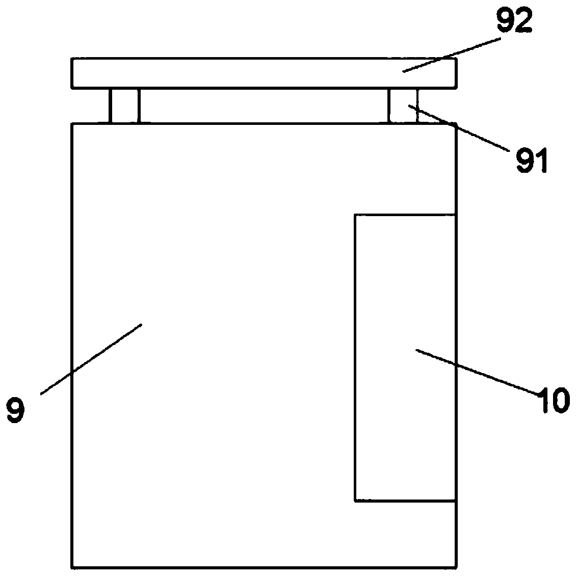 Safe dust removal device