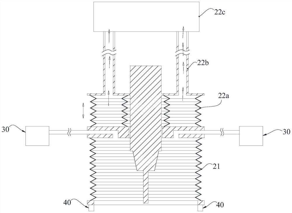 Cutting machine tool follow-up dust removal control system, method and device and storage medium