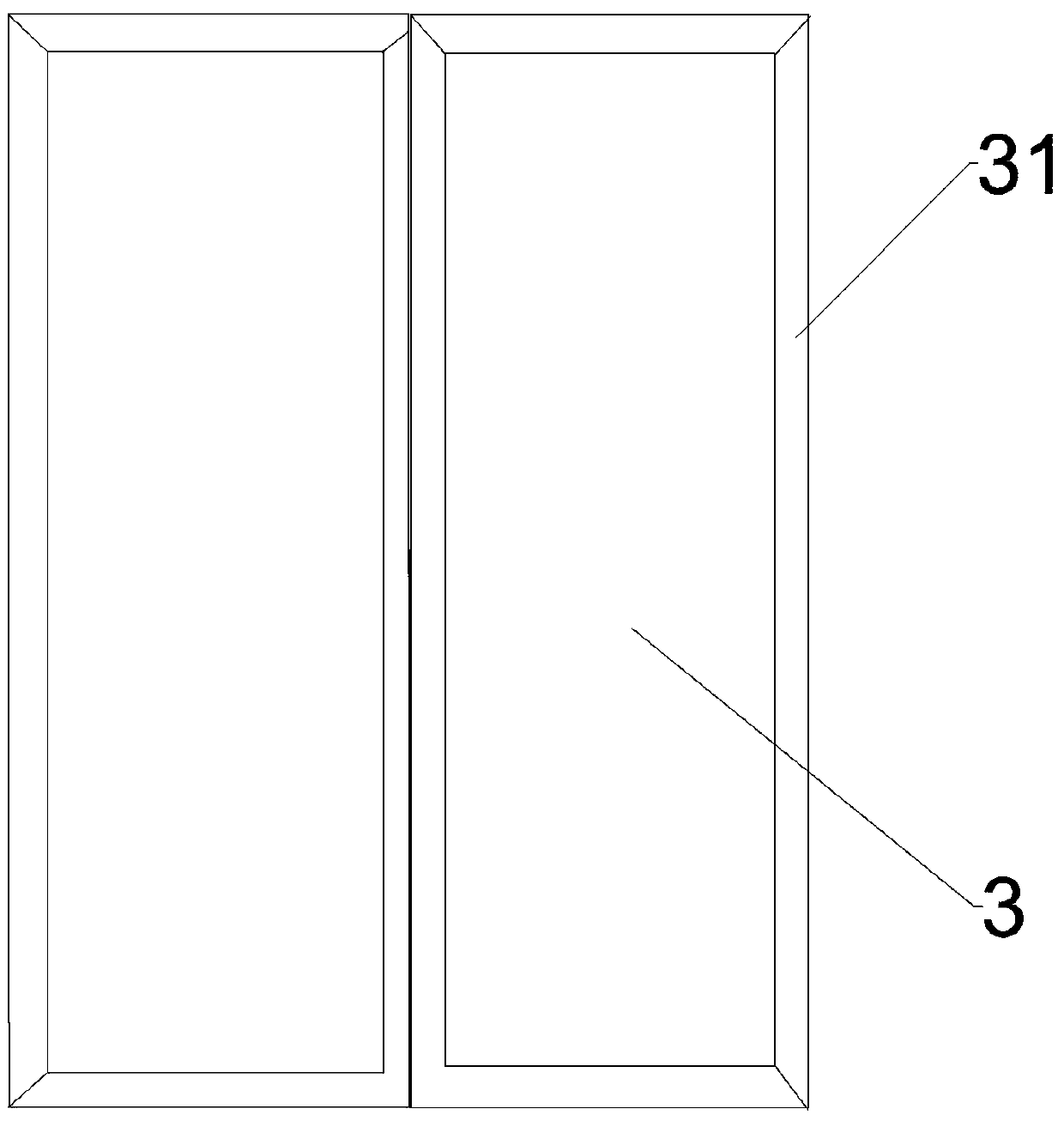 Warehouse sealing door