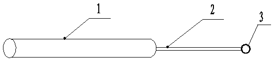 Disposable monopole probe