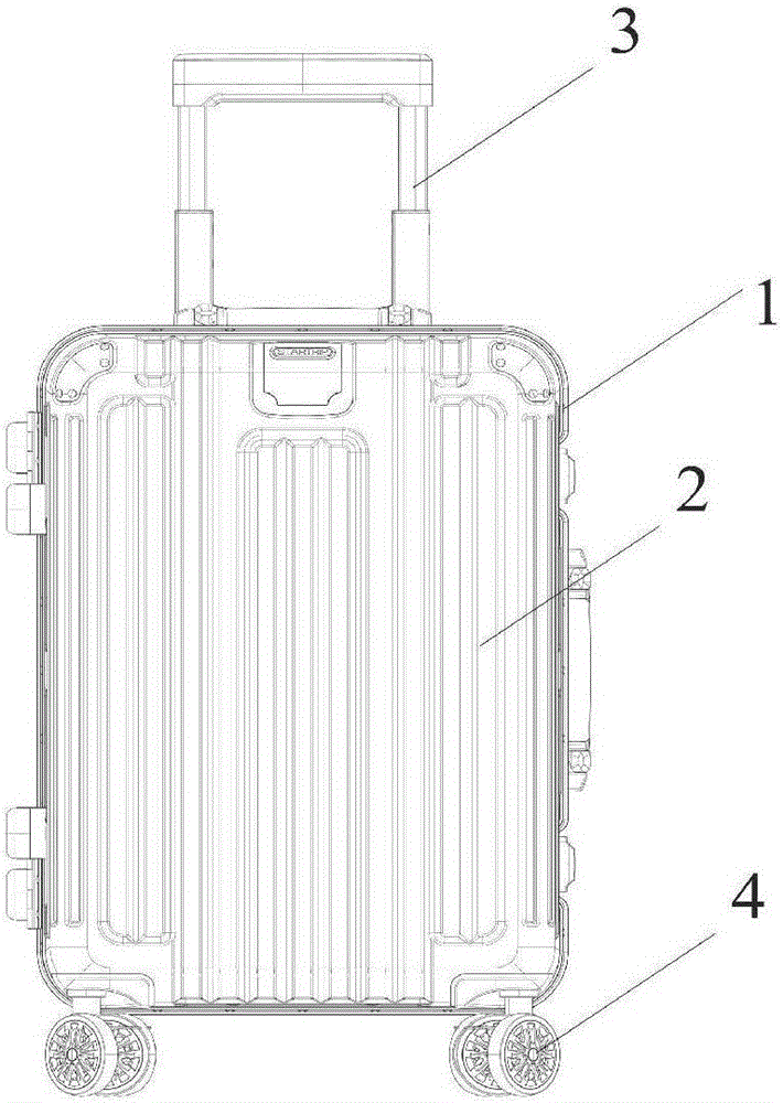 Travelling suitcase