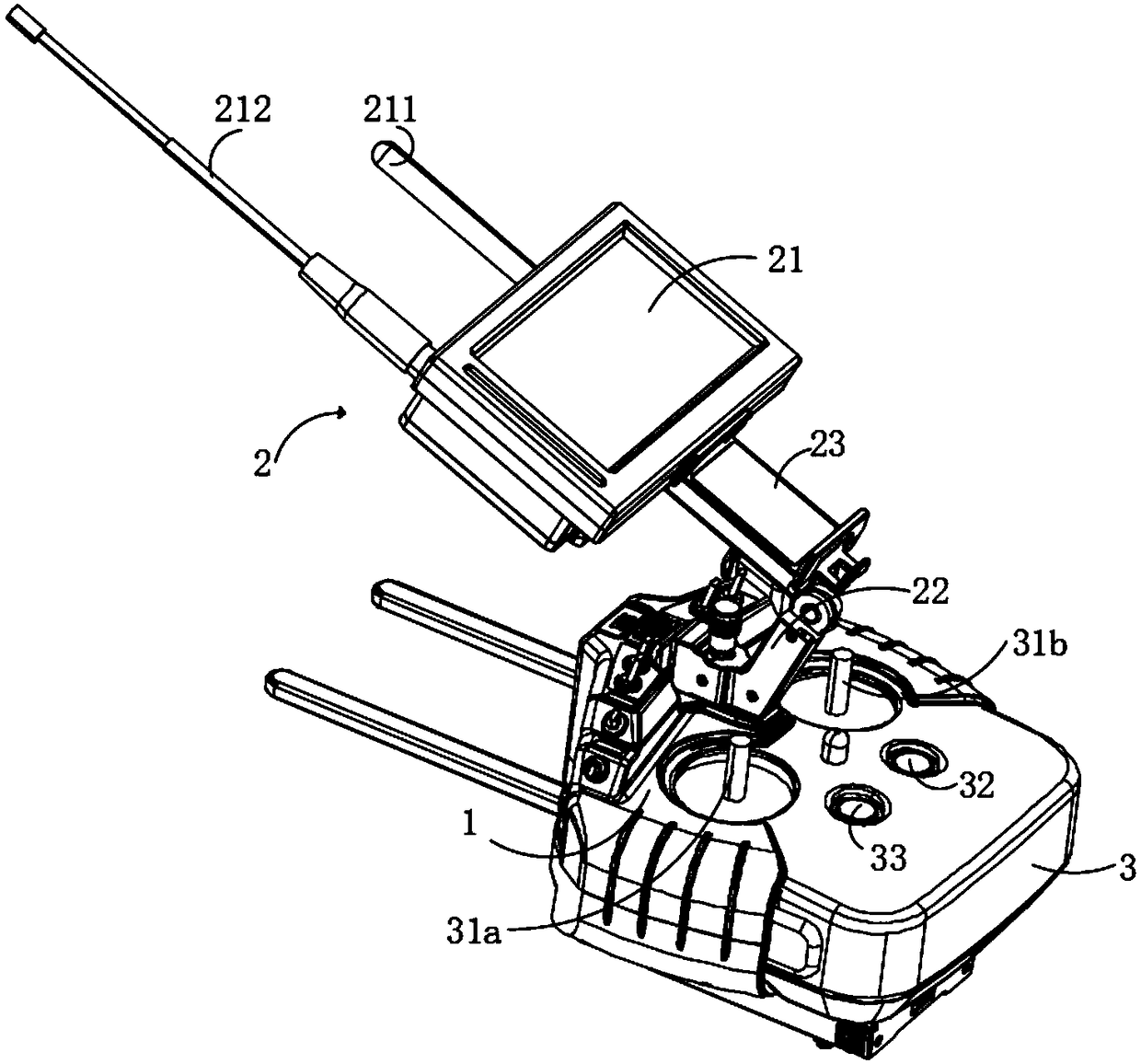 Unmanned aerial vehicle remote controller