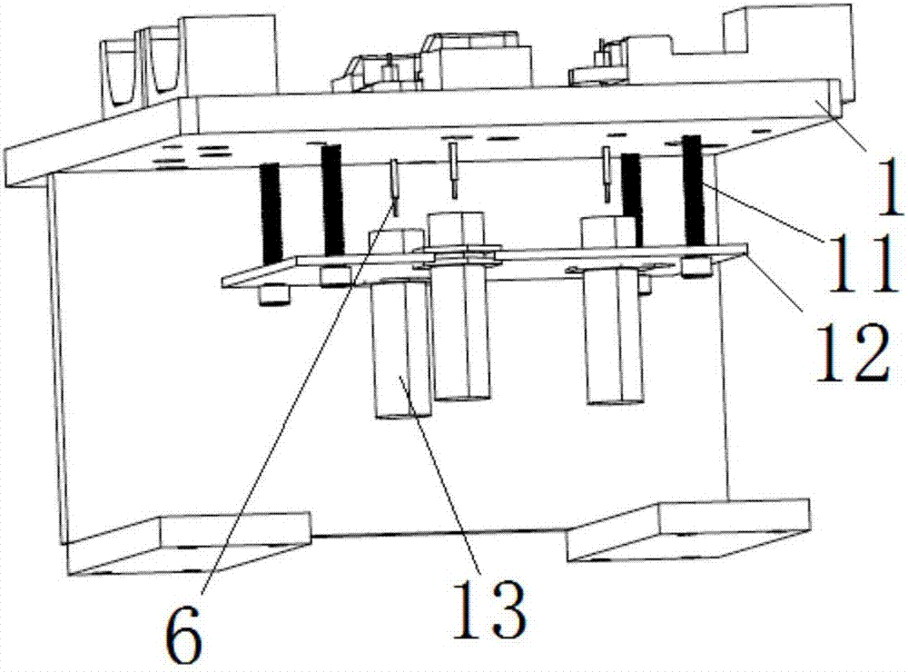 Auxiliary tooling for installing glass lifter motor