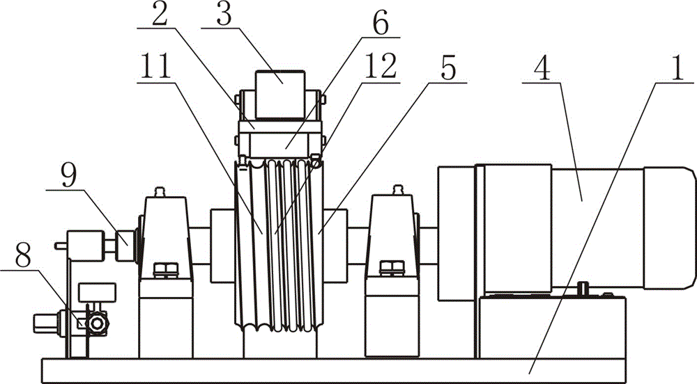 Hose wear resistance testing machine