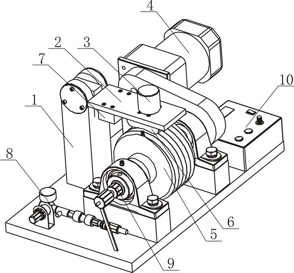 Hose wear resistance testing machine