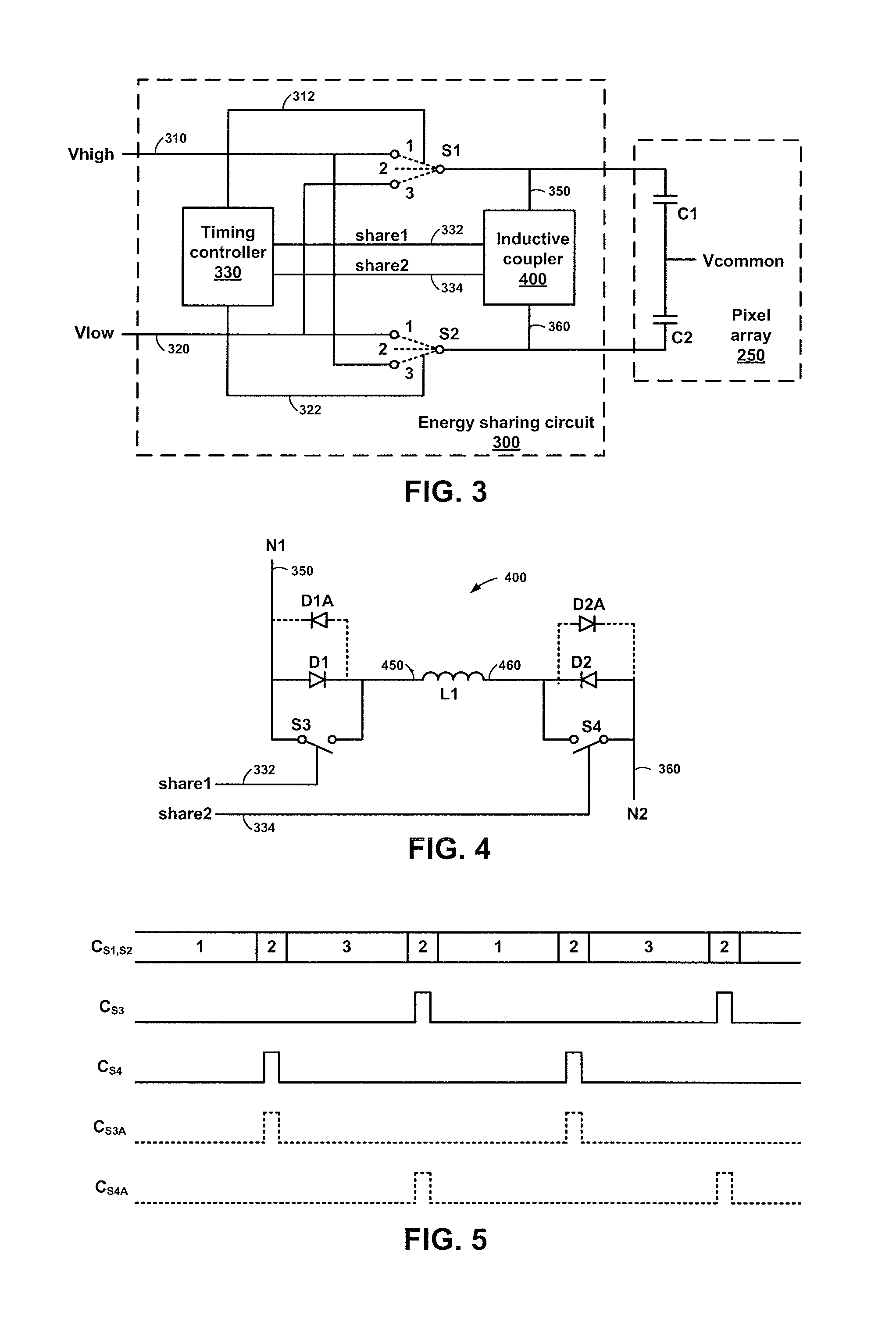 Apparatuses and methods for reducing power in driving display panels