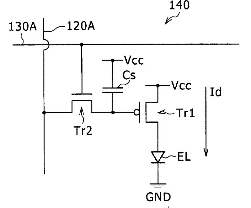 Display device and method for production thereof