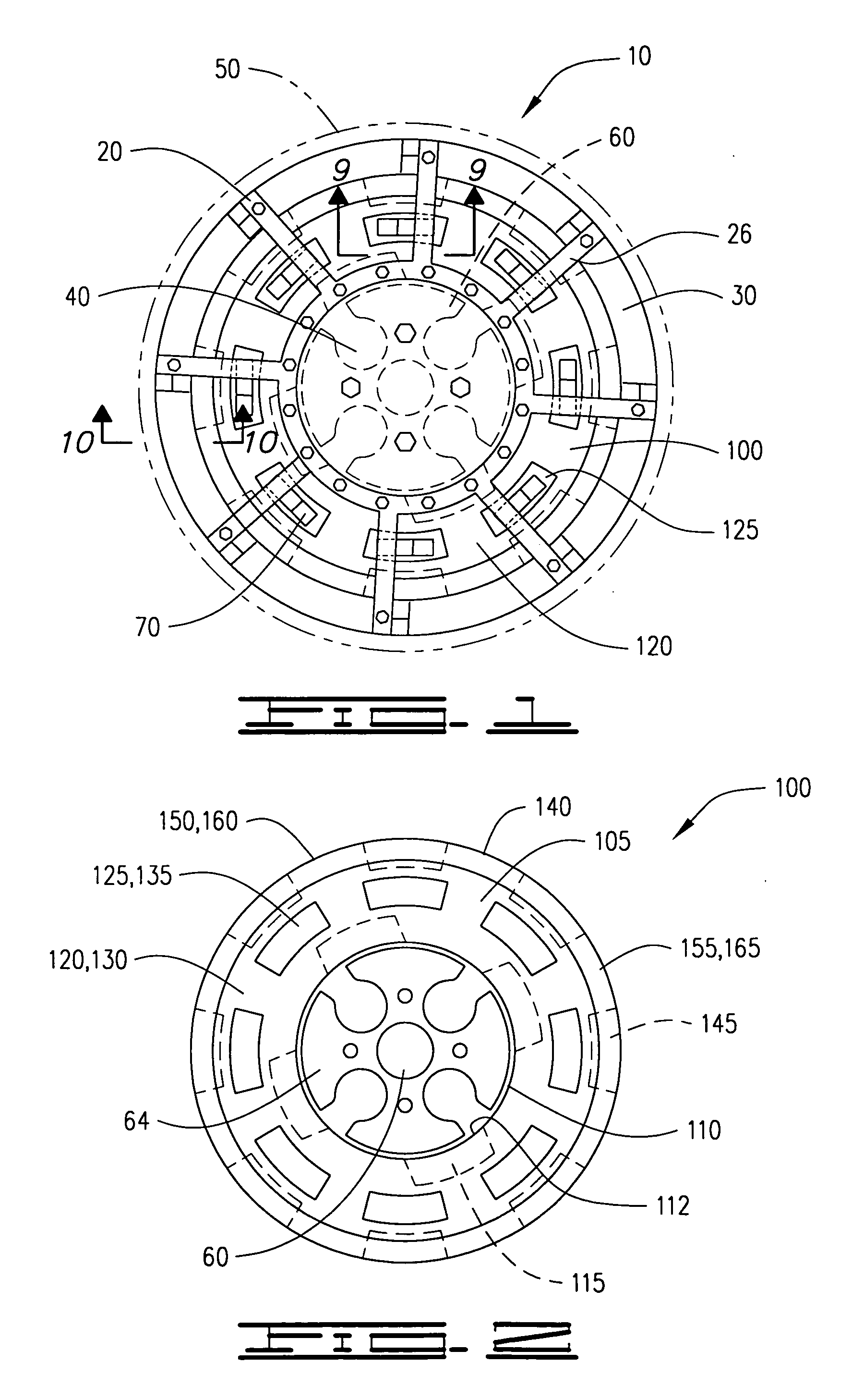 Rotational magnetic electrical generating device