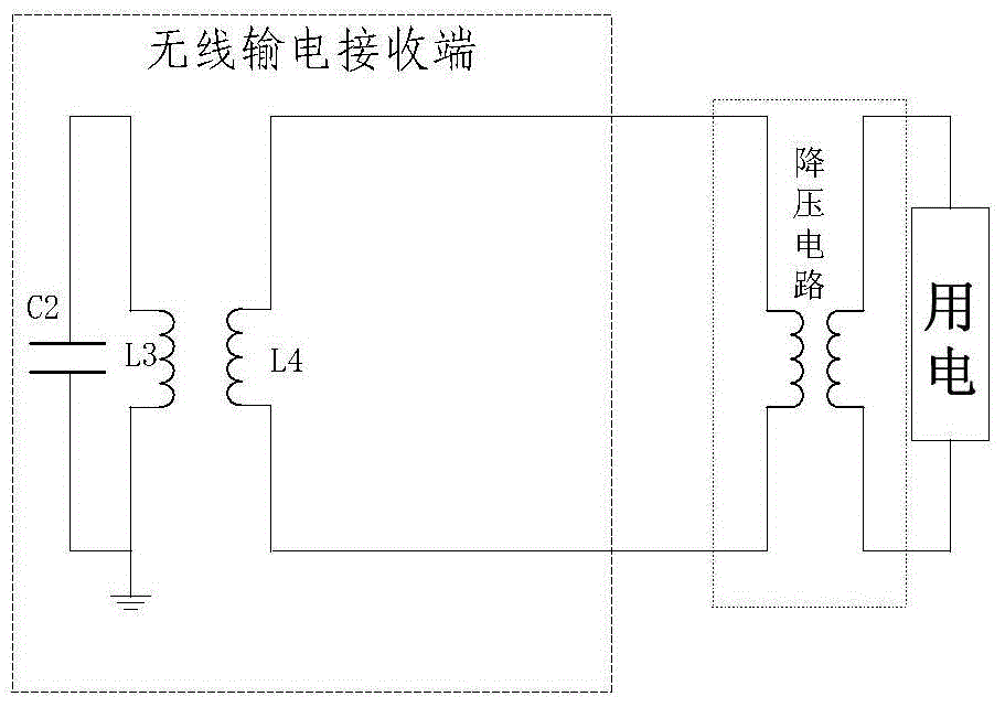 Receiving end of radio power transmission system