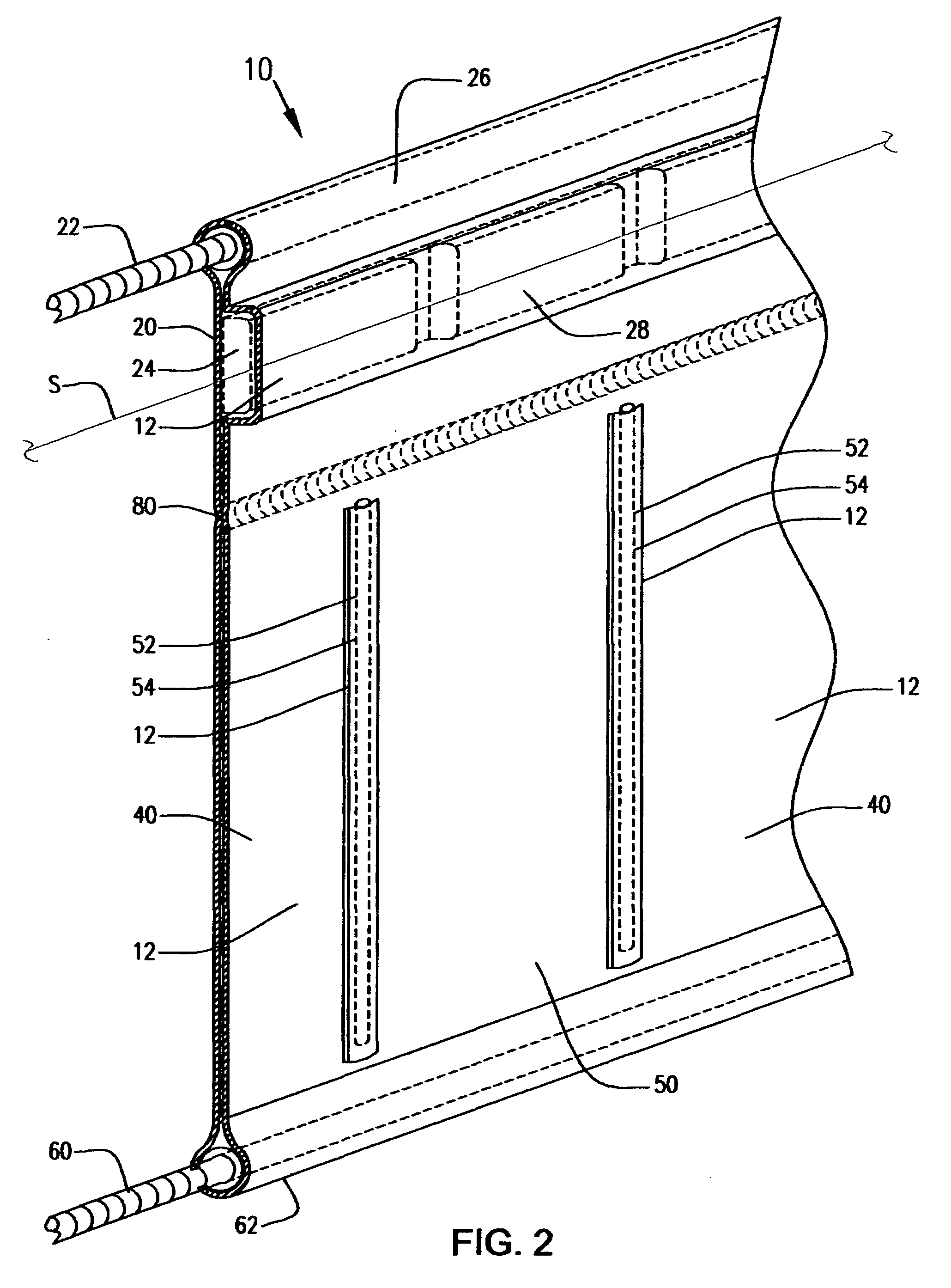 Boom with ramped or horizontal skirt structure for slowing the flow speed of buoyant fluids on moving water for fluid, containment, fluid containment system and method