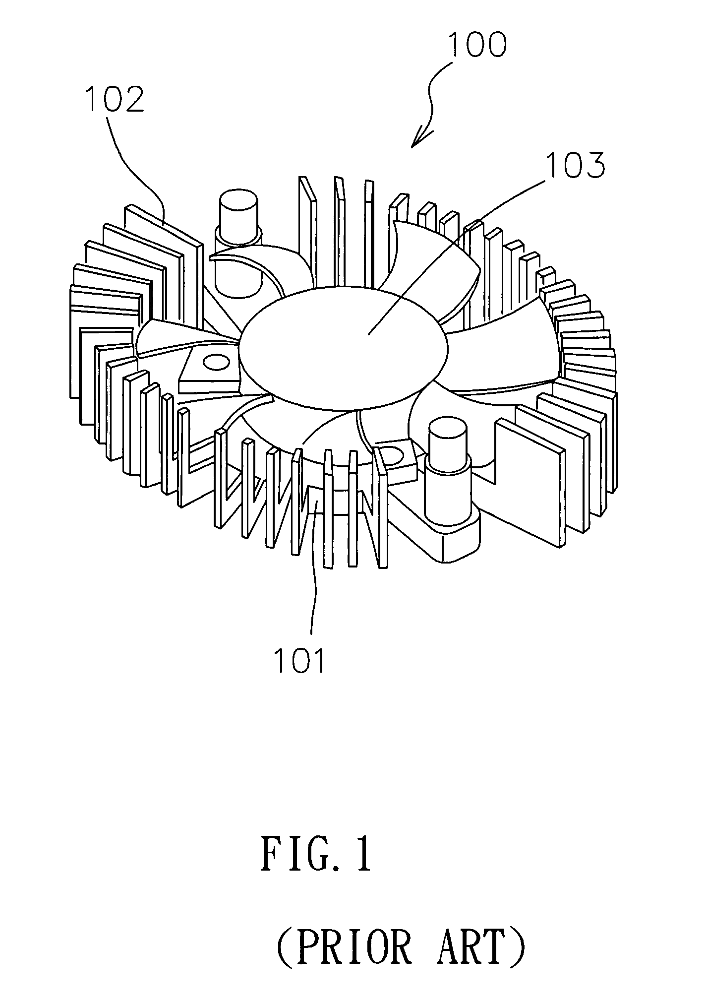 Heat dissipating module