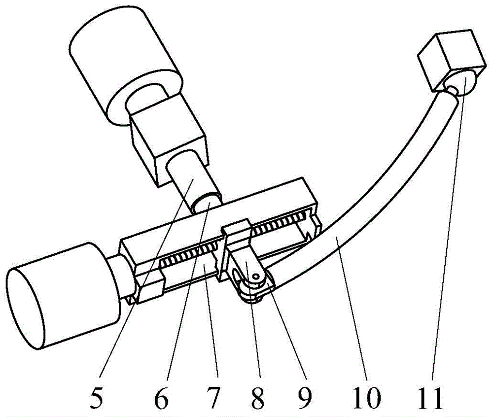 Series-parallel type five-freedom-degree bionic shoulder joint linked with shoulder blade