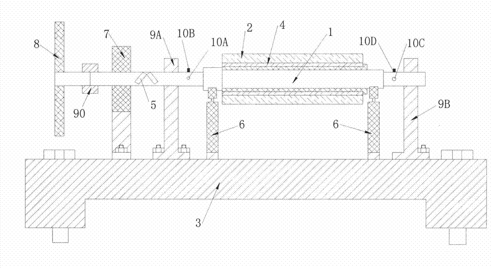 Electric spindle semi-active vibration control test stand, system and electric spindle control method