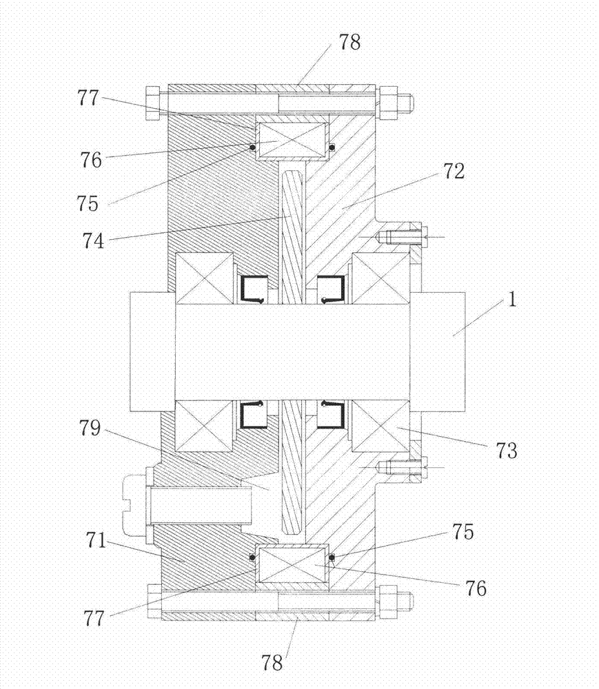 Electric spindle semi-active vibration control test stand, system and electric spindle control method