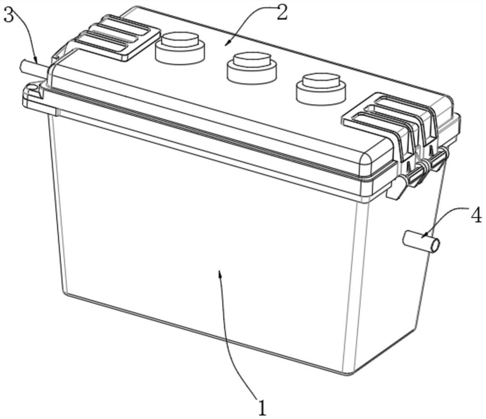 Biological purification tank for household domestic sewage treatment