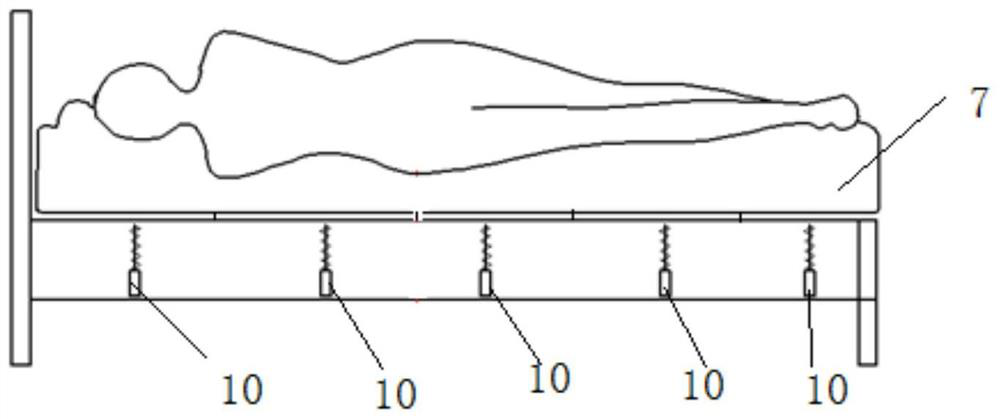 Physiotherapy bed control system and equipment thereof