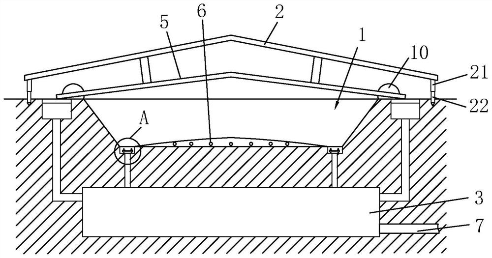 Small wild small animal hidden place system and building method thereof