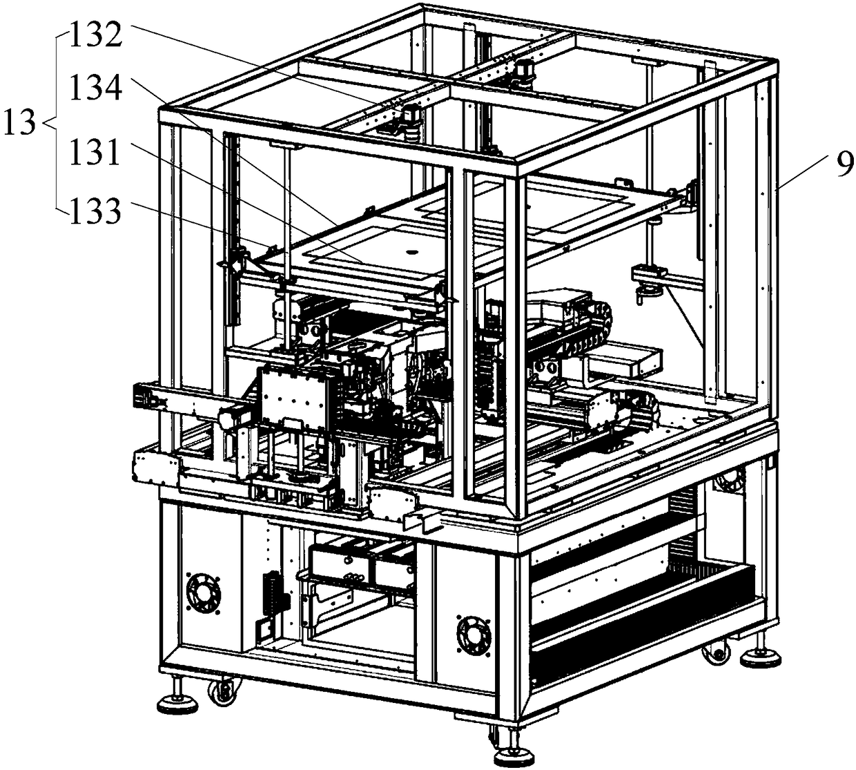 Full-automatic double-station AA device