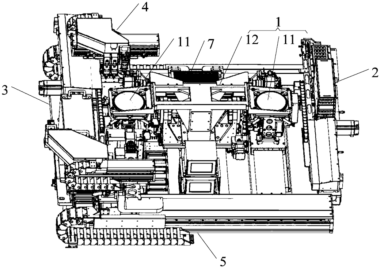 Full-automatic double-station AA device