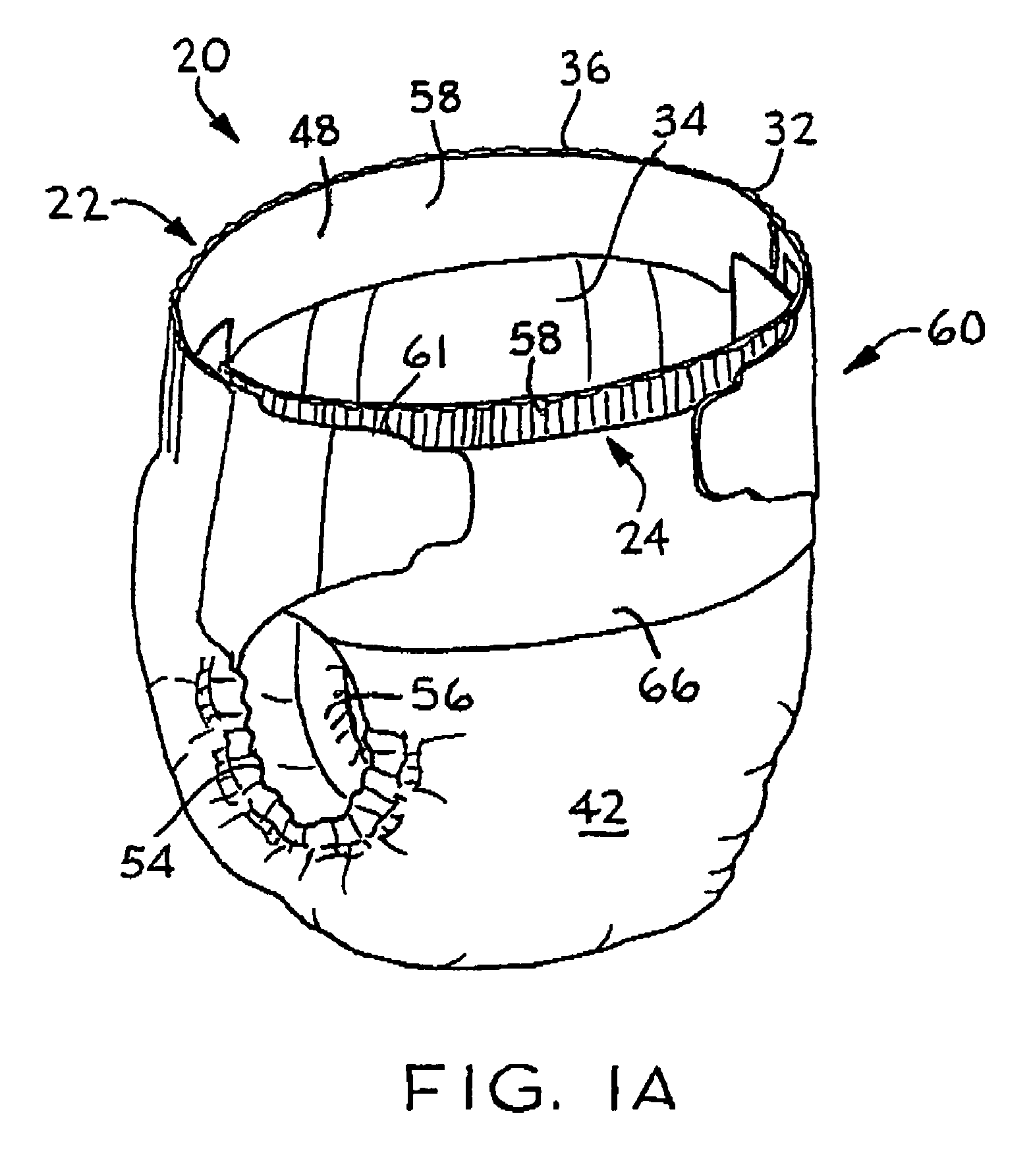 Pre-fastened absorbent article having simplified fastening features