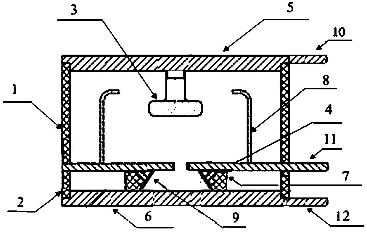 Active overvoltage protection gap with plug-in function in vacuum environment