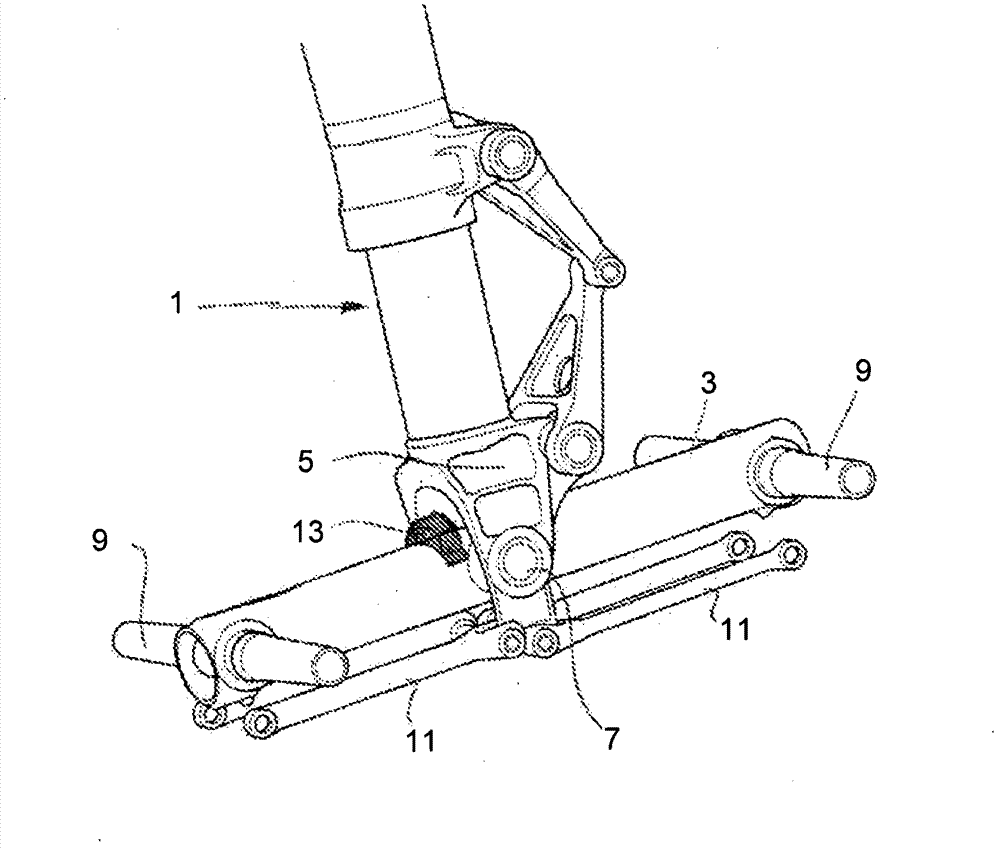 Bogie stop block