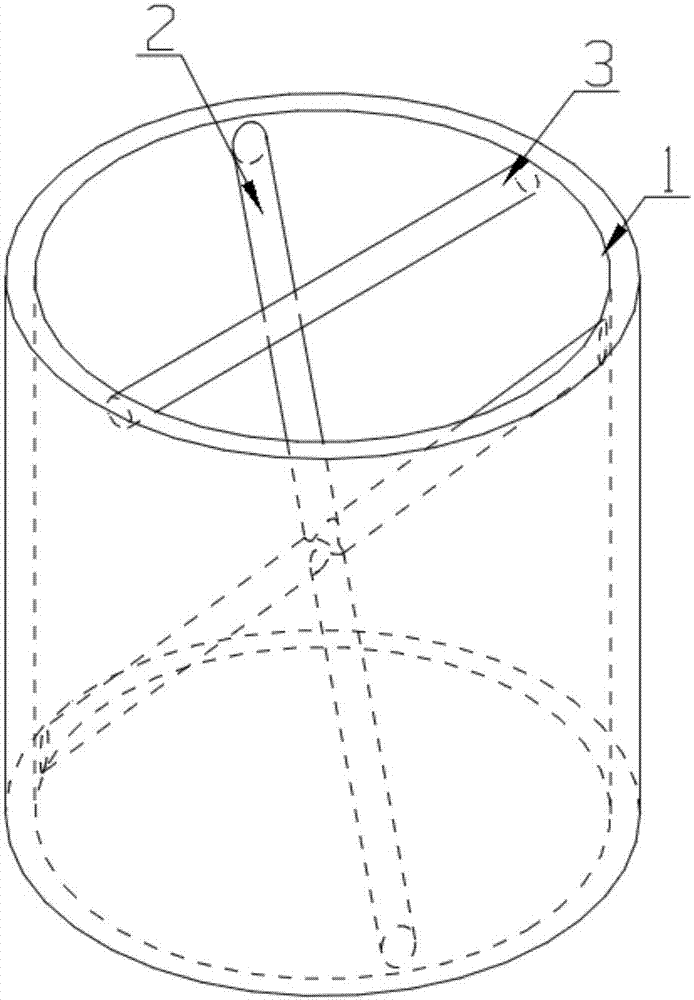 Wind power tower tube