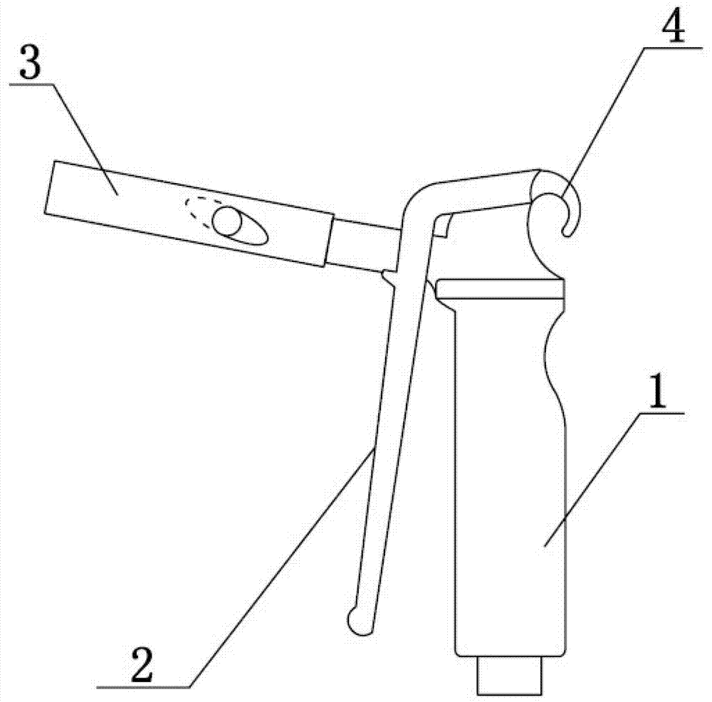 A siphon energy-saving hair gun