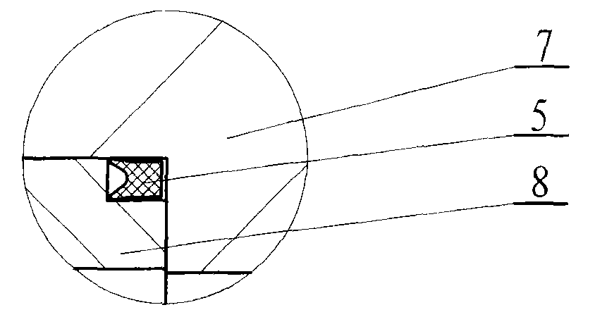 Plug-in type high-pressure plate valve