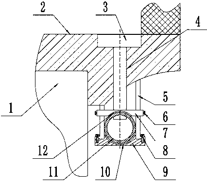 A drainage system for bridge construction