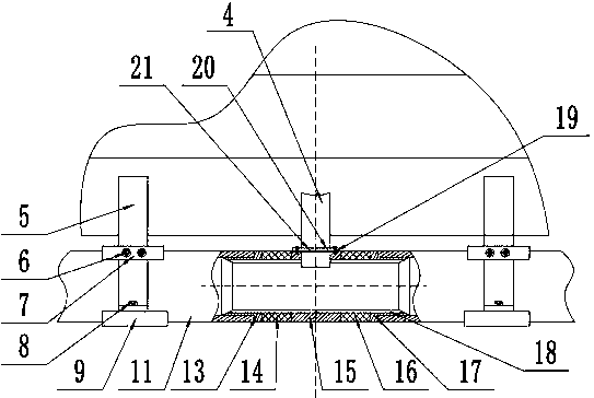 A drainage system for bridge construction